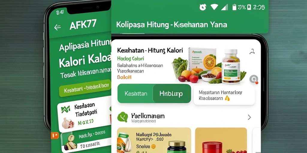 Tampilan antarmuka AFK77 yang sederhana dan informatif.