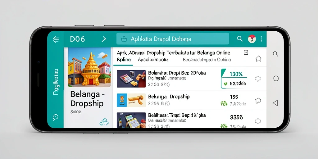 Antarmuka D06 menampilkan fungsi utama untuk membantu Anda belanja dengan mudah.
