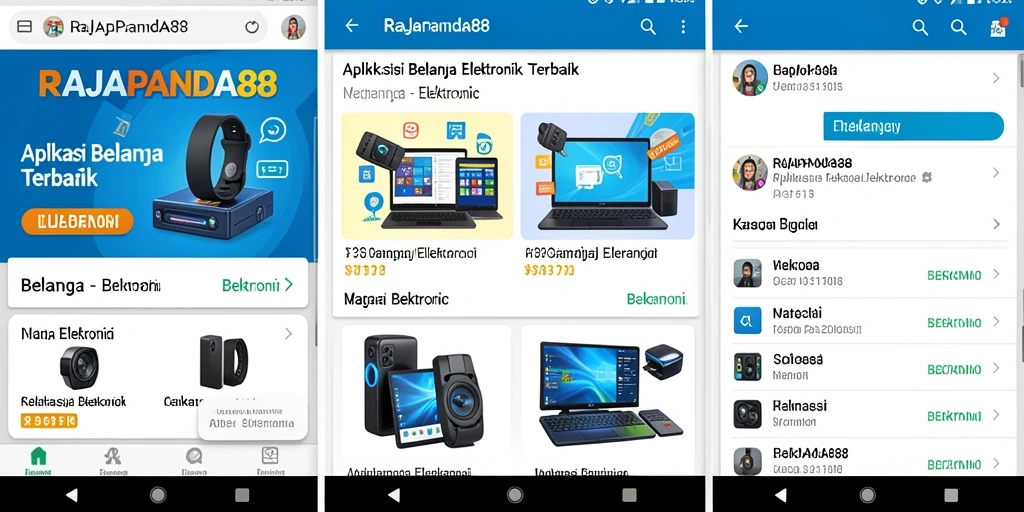 Tampilan antarmuka aplikasi RAJAPANDA88 yang modern dan user-friendly.