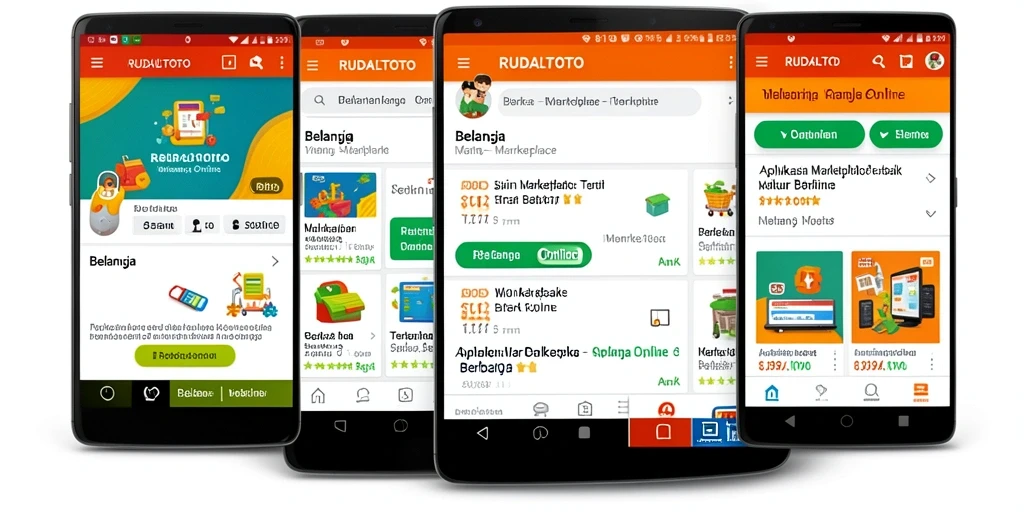 Antarmuka pengguna RUDALTOTO yang intuitif untuk belanja online.