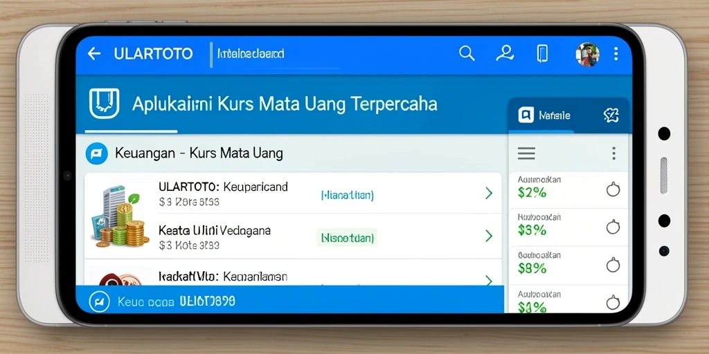 Tampilan antarmuka ULARTOTO untuk Kurs Mata Uang yang intuitif.