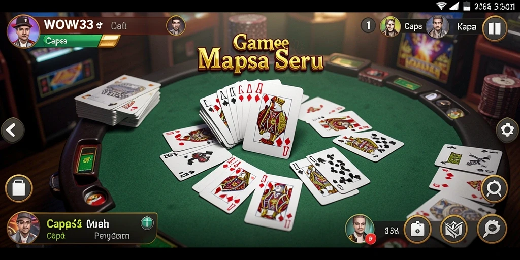 Tampilan antarmuka menarik dari WOW33 yang menunjukkan fitur Capsa.
